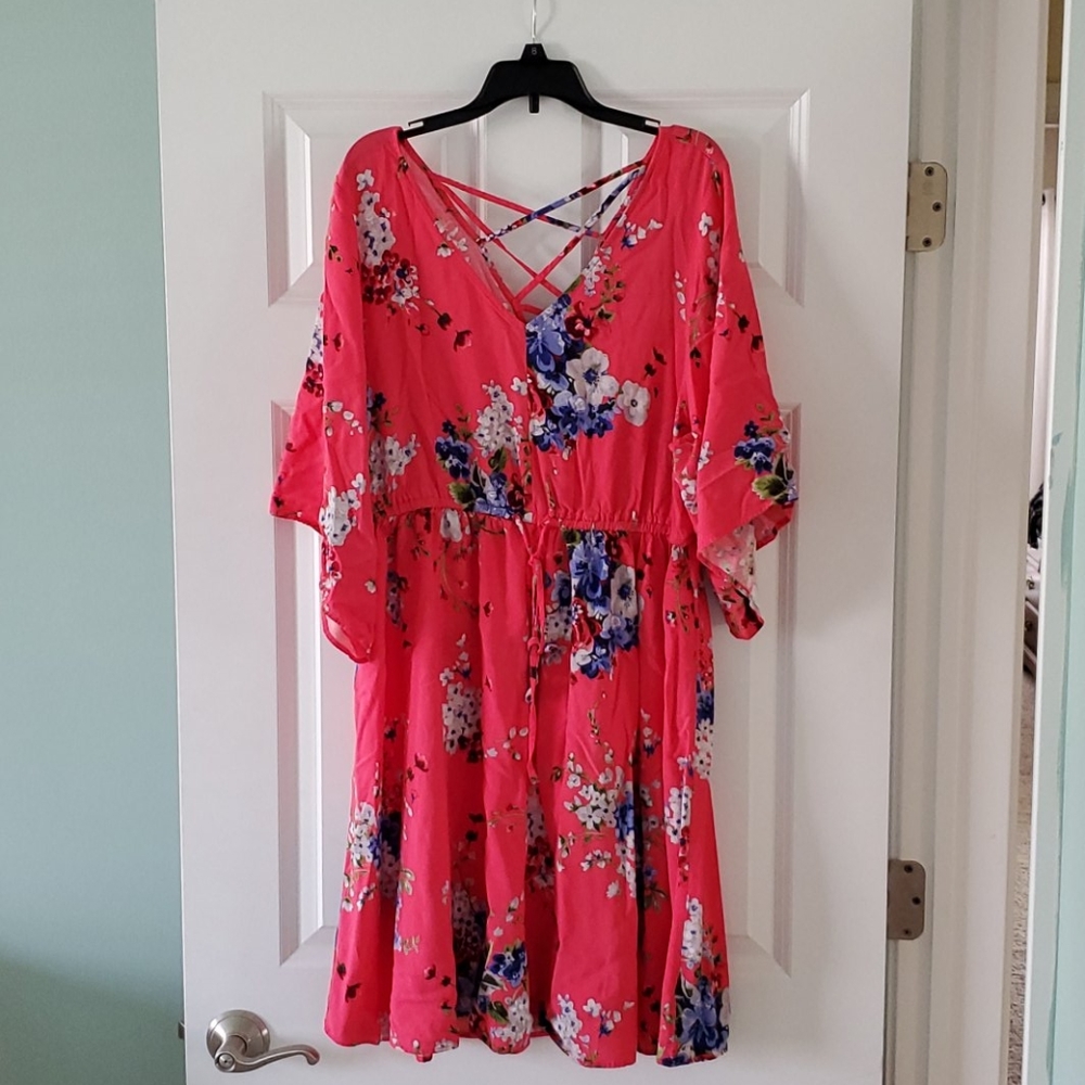 Floral print dress